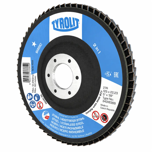 TARCZA LAMELKOWA BASIC A80 125 x 22,23 2