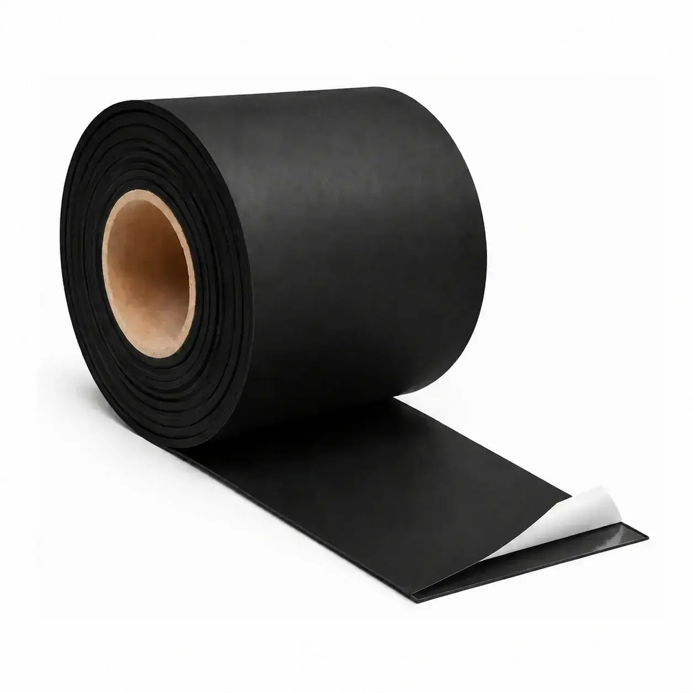 Fartuch EPDM na pełnym kleju 0,75 x 100 mm x 20 mb – rolka taśmy okiennej