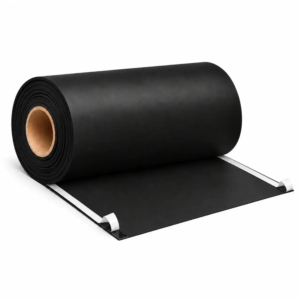 Fartuch EPDM 0,75 × 1000 mm × 20 m z dwoma paskami butylu 15 mm