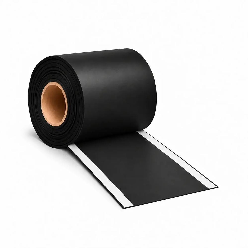 FARTUCH EPDM Z DWOMA PASKAMI BUTYLU 15mm 0,75 x 200mm x 20 mb