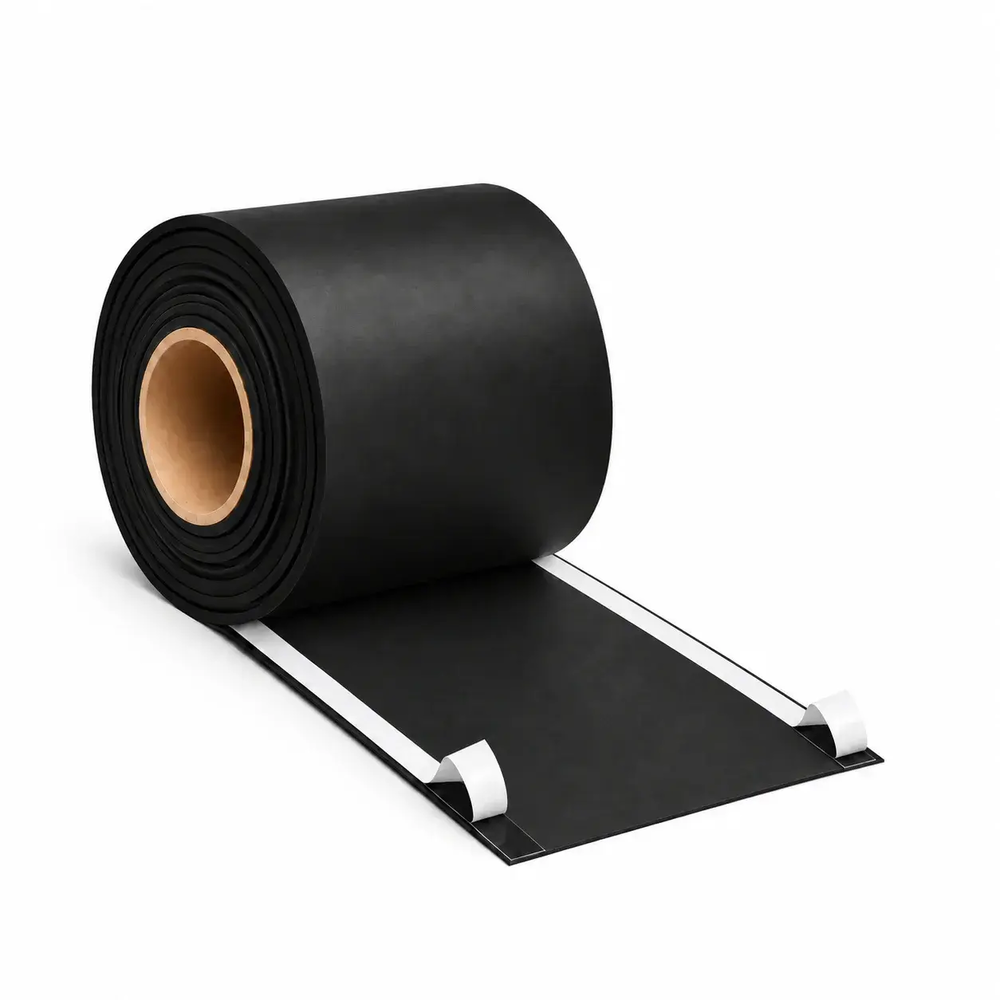 Fartuch EPDM 0,75 × 500 mm × 20 m z dwoma paskami butylu 15 mm