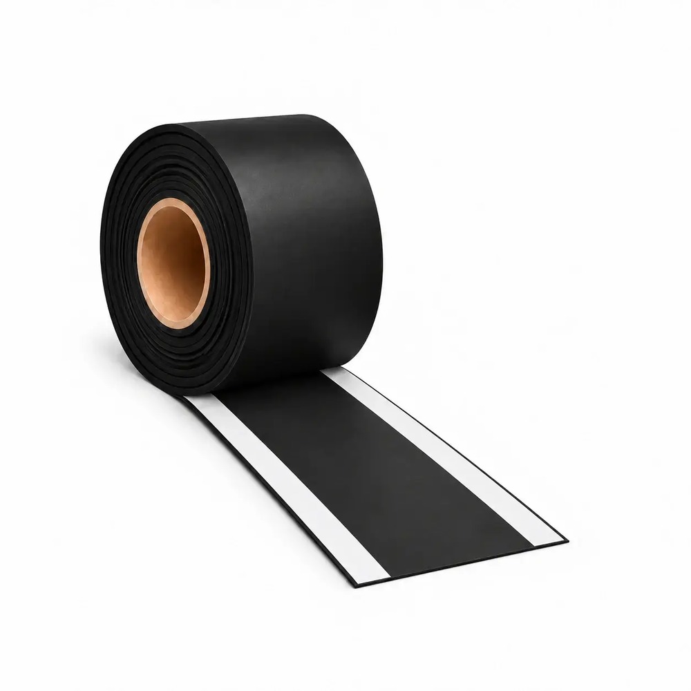 FARTUCH EPDM Z DWOMA PASKAMI BUTYLU 30mm 0,75 x 100mm x 20 mb