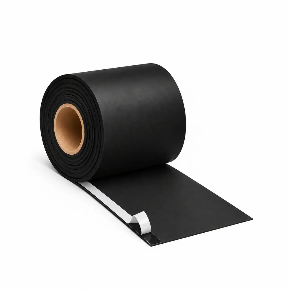 Fartuch EPDM 0,75 mm z paskiem butylu 15 mm, szerokość 450 mm, rolka 20 m