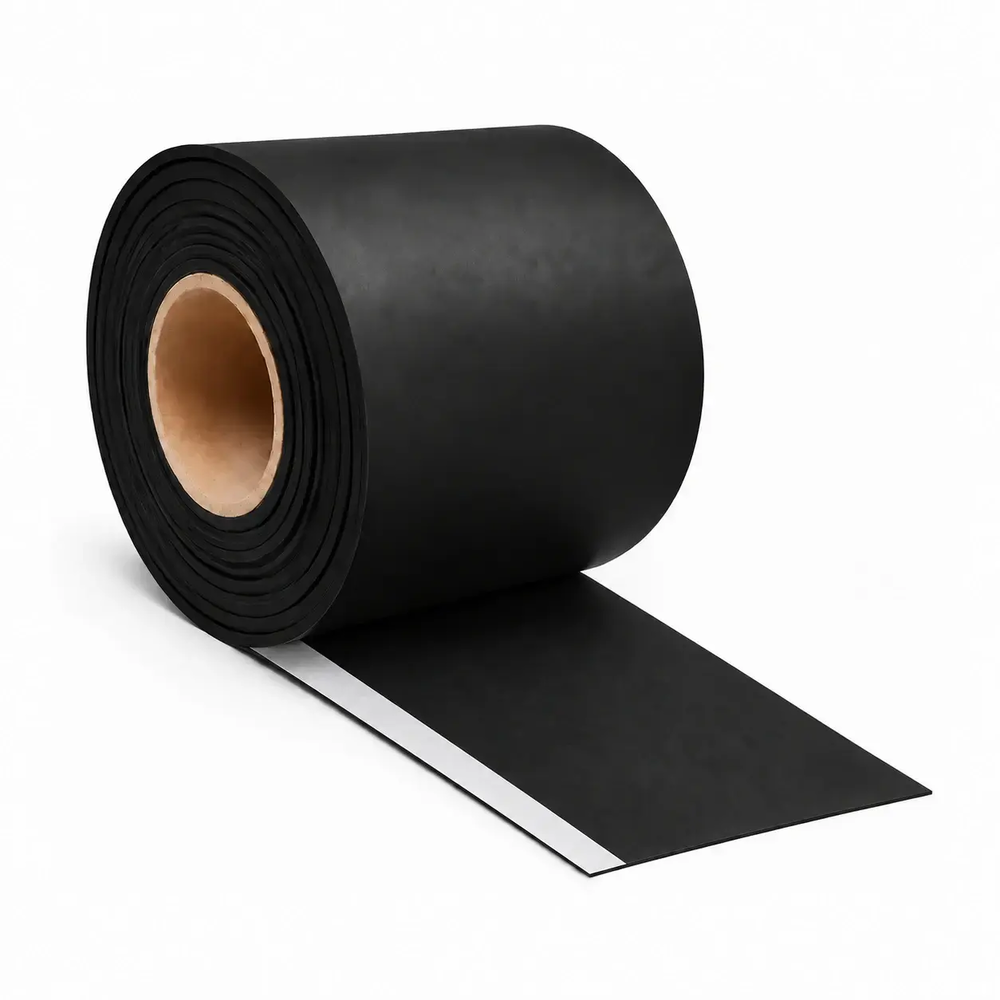 Fartuch EPDM 0,75 mm z paskiem butylu 15 mm, szerokość 700 mm, rolka 20 m