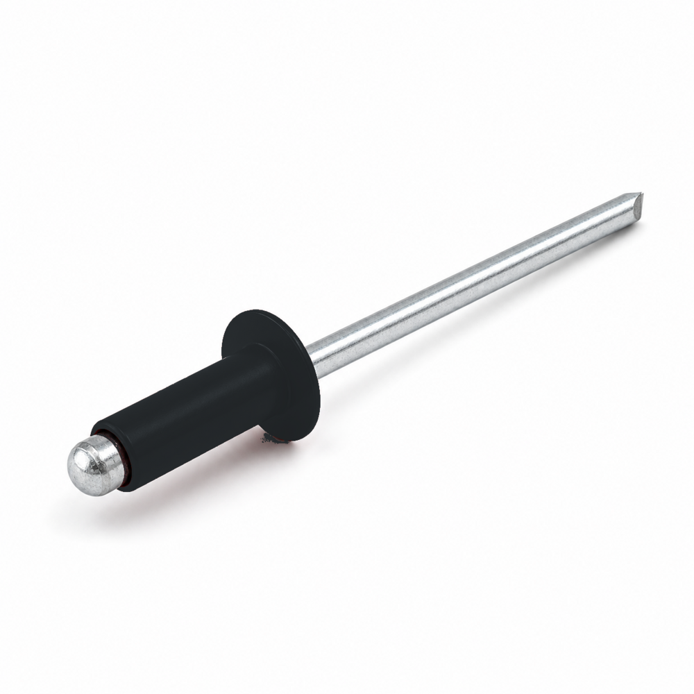 NIT ZRYWALNY DIN 7337 ŁEB PŁASKI 4,0X8 ALUMINIOWO-STALOWY RAL 7016 1