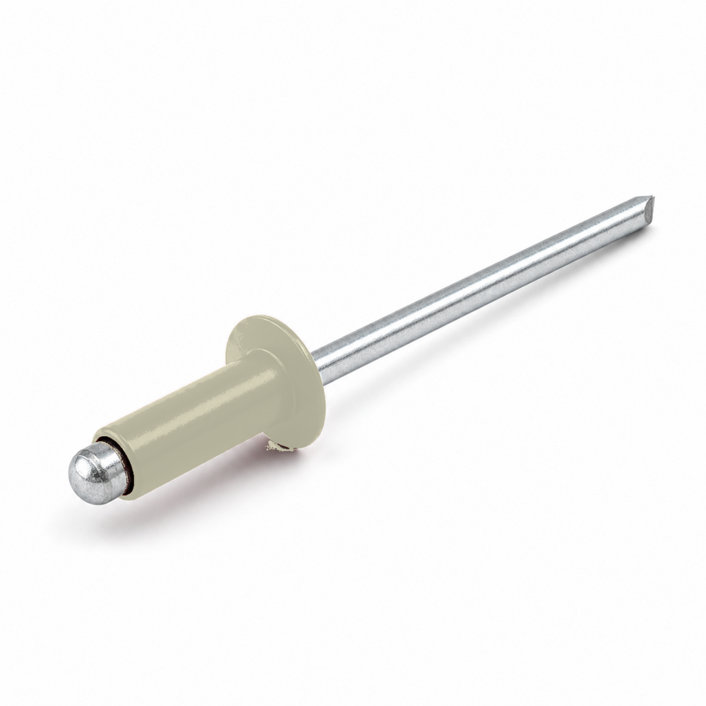 NIT ZRYWALNY DIN 7337 ŁEB PŁASKI 4,0X10 ALUMINIOWO-STALOWY RAL 1013 1