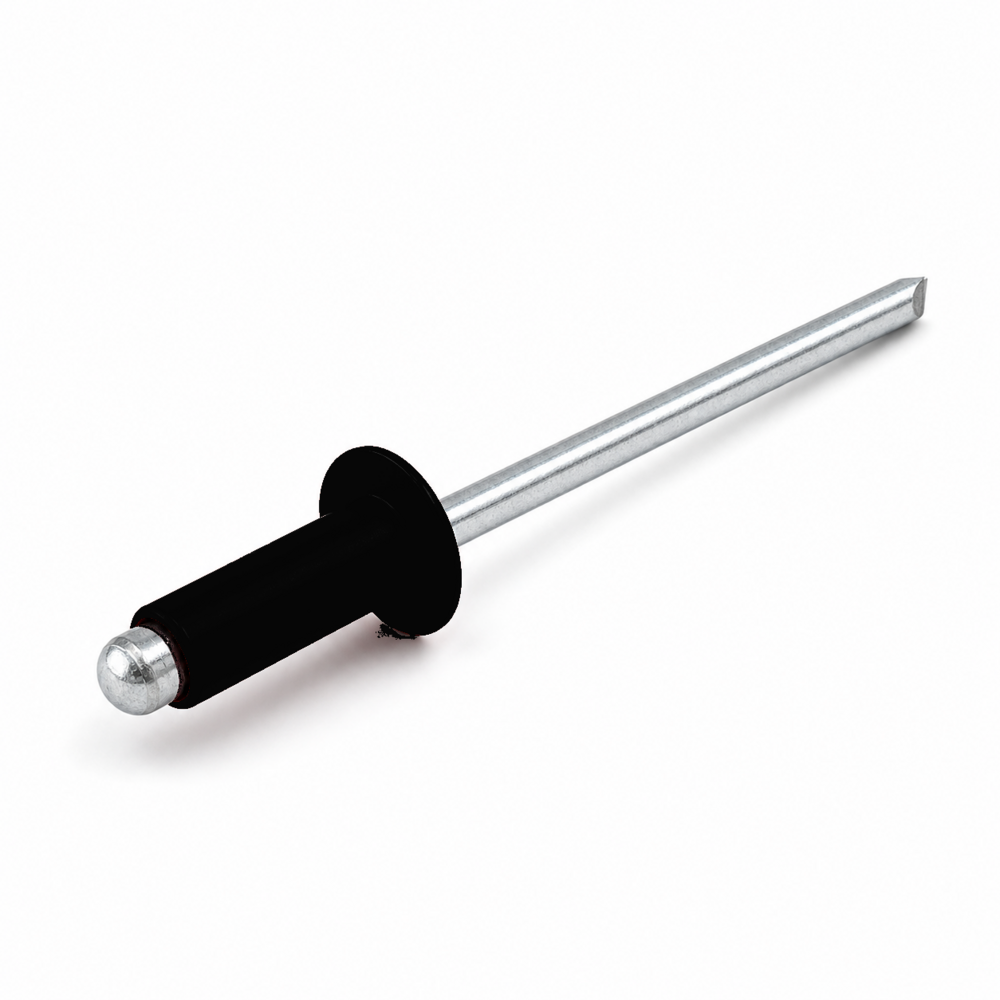 NIT ZRYWALNY DIN 7337 ŁEB PŁASKI 3,2X8 ALUMINIOWO-STALOWY RAL 9005 1