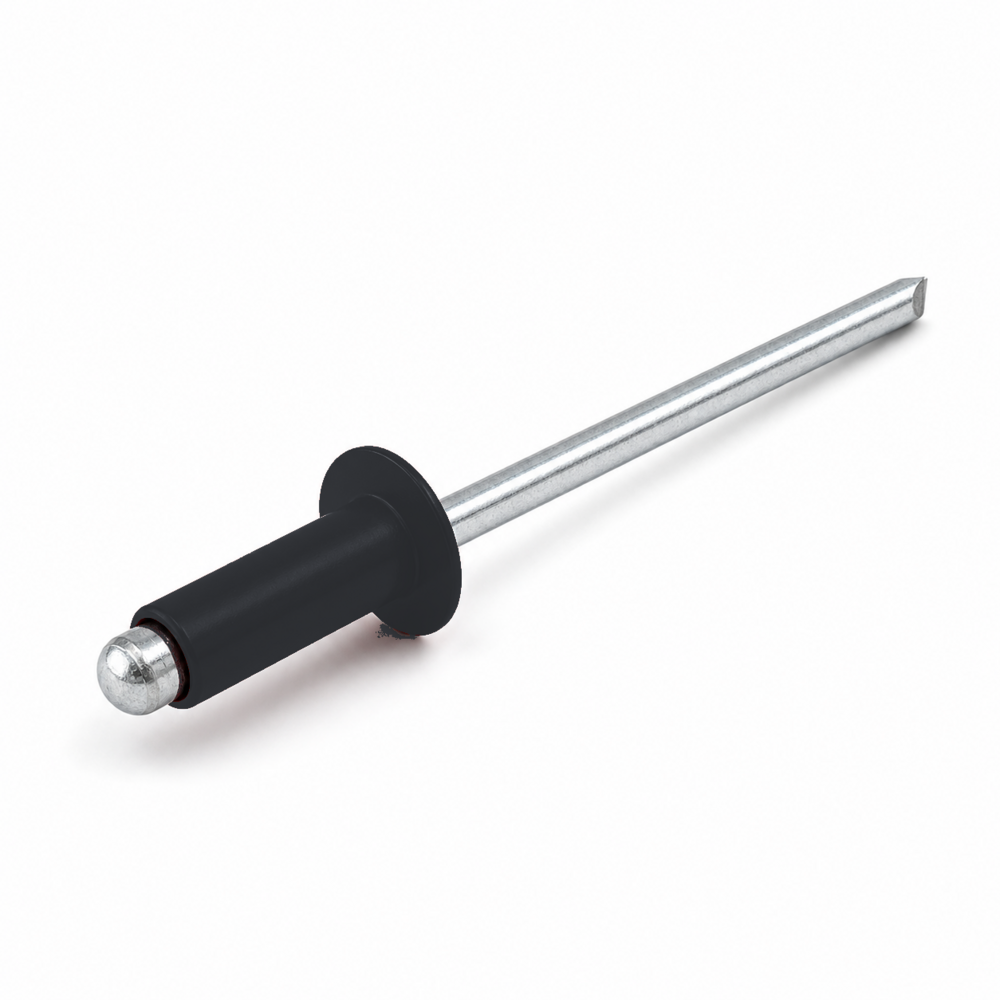 NIT ZRYWALNY DIN 7337 ŁEB PŁASKI 3,2X8 ALUMINIOWO-STALOWY RAL 7024 1