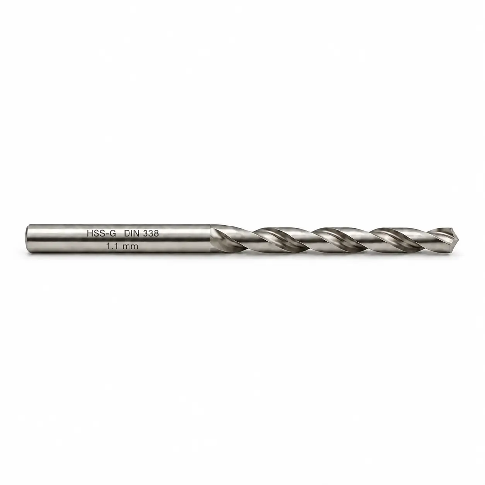 WIERTŁO SZLIFOWANE HSS-G DIN 338 FI. 1,1 MM DO METALU 1