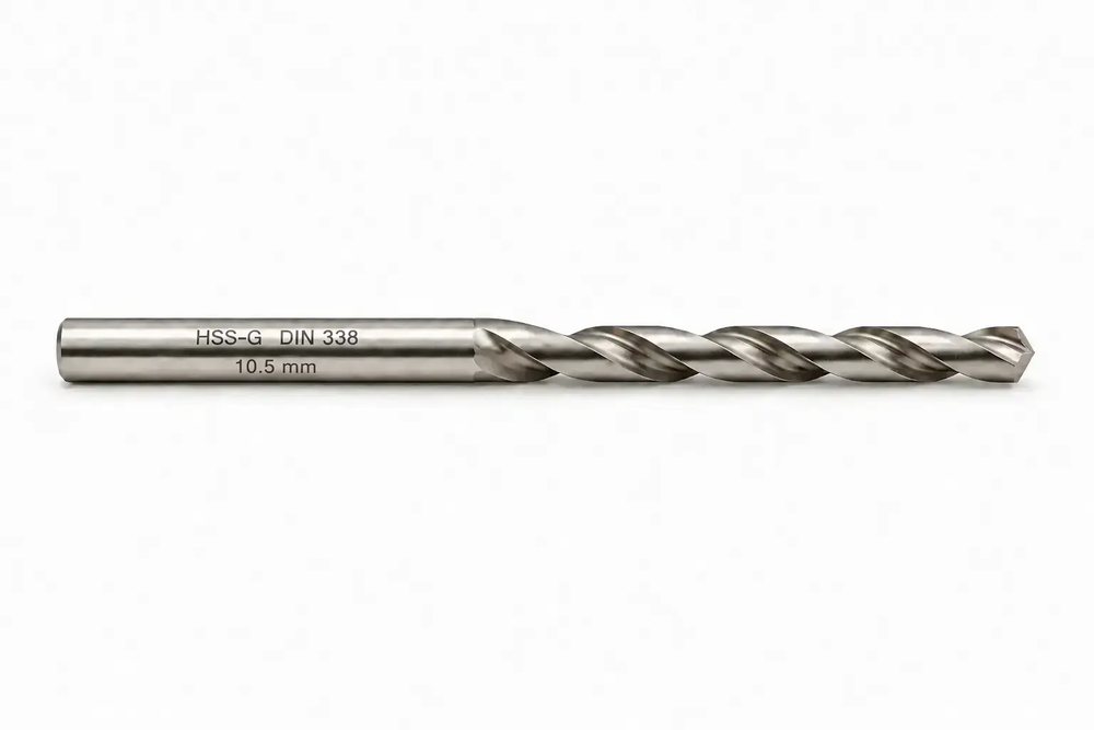 WIERTŁO SZLIFOWANE HSS-G DIN 338 FI. 10,5 MM DO METALU 1