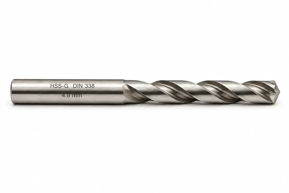 WIERTŁO SZLIFOWANE HSS-G DIN 338 FI. 4,8 MM DO METALU 1