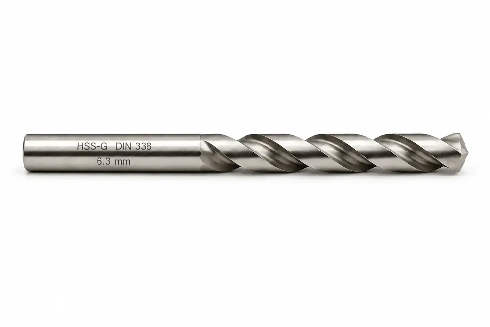WIERTŁO SZLIFOWANE HSS-G DIN 338 FI. 6,3 MM DO METALU 1