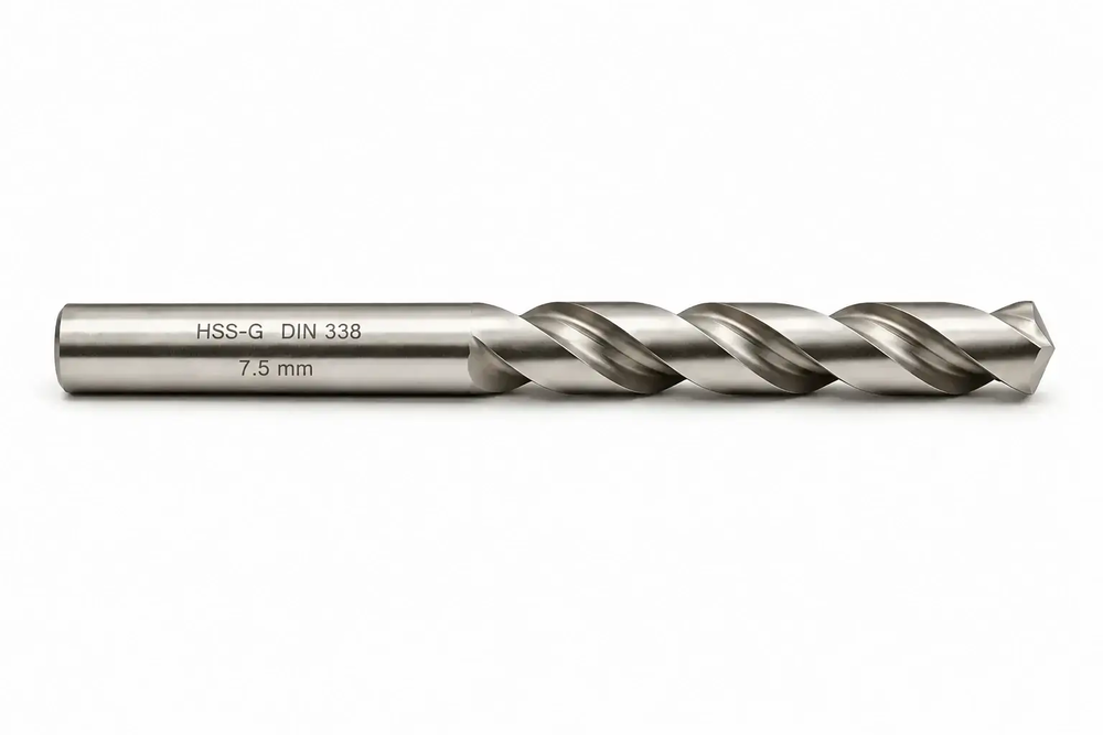 WIERTŁO SZLIFOWANE HSS-G DIN 338 FI. 7,5 MM DO METALU 1