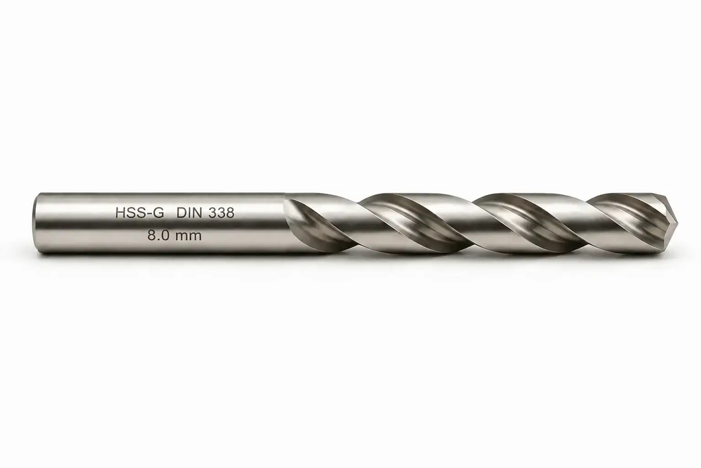 WIERTŁO SZLIFOWANE HSS-G DIN 338 FI. 8,0 MM DO METALU 1