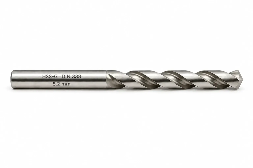 WIERTŁO SZLIFOWANE HSS-G DIN 338 FI. 8,2 MM DO METALU 1