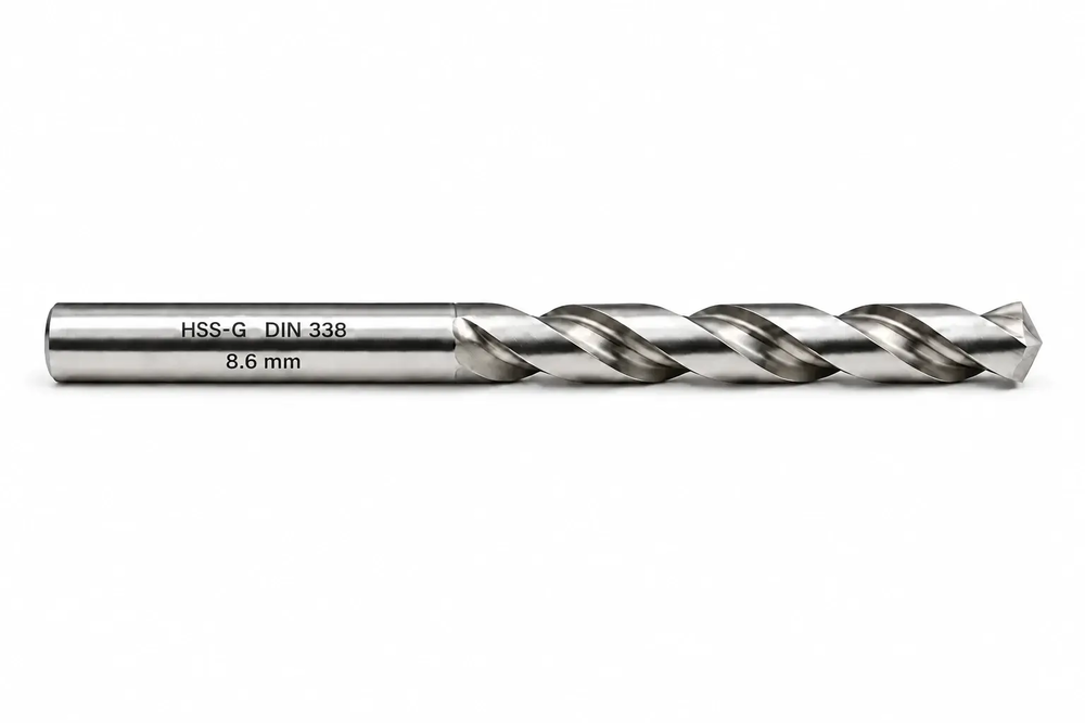 WIERTŁO SZLIFOWANE HSS-G DIN 338 FI. 8,6 MM DO METALU 1