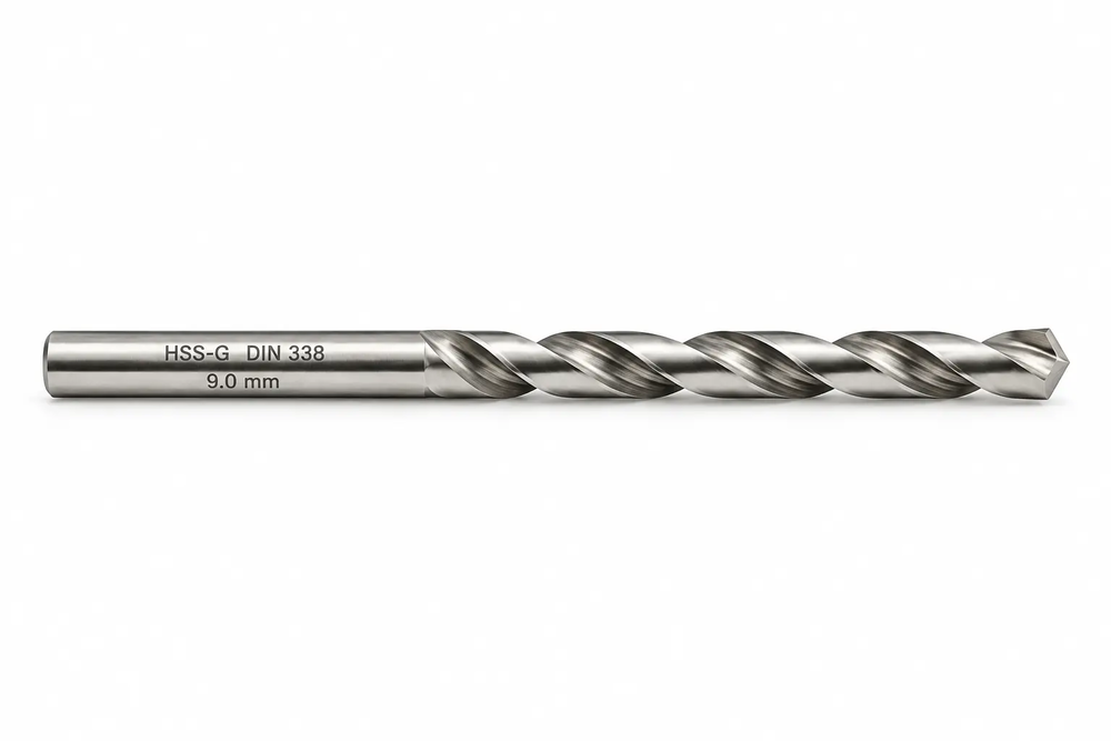 WIERTŁO SZLIFOWANE HSS-G DIN 338 FI. 9,0 MM DO METALU 1