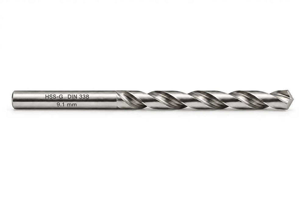 WIERTŁO SZLIFOWANE HSS-G DIN 338 FI. 9,1 MM DO METALU 1