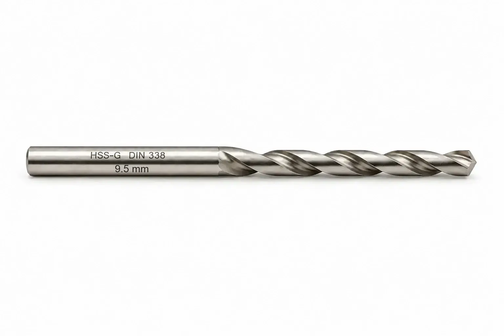WIERTŁO SZLIFOWANE HSS-G DIN 338 FI. 9,5 MM DO METALU 1
