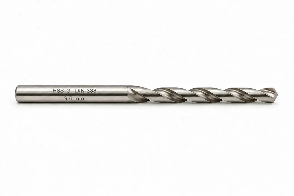 WIERTŁO SZLIFOWANE HSS-G DIN 338 FI. 9,6 MM DO METALU 1