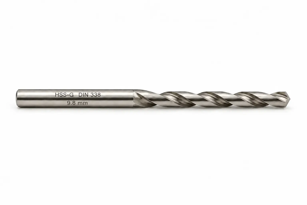 WIERTŁO SZLIFOWANE HSS-G DIN 338 FI. 9,8 MM DO METALU 1