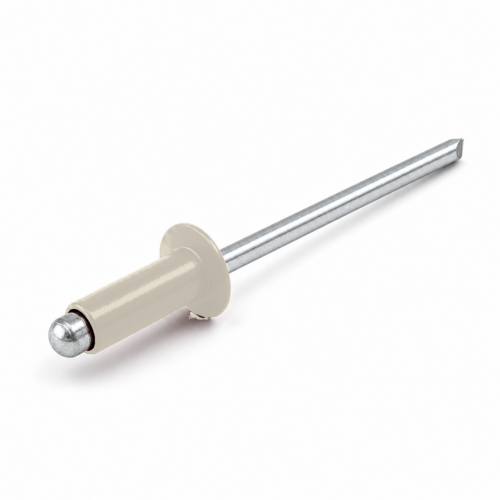 NIT ZRYWALNY DIN 7337 ŁEB PŁASKI 4,0X10 ALUMINIOWO-STALOWY RAL 9001 1