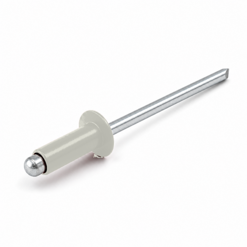 NIT ZRYWALNY DIN 7337 ŁEB PŁASKI 4,0X10 ALUMINIOWO-STALOWY RAL 9010 1