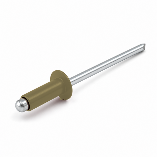 NIT ZRYWALNY DIN 7337 ŁEB PŁASKI 4,0X10 ALUMINIOWO-STALOWY RAL 1001 1