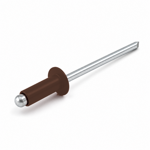 NIT ZRYWALNY DIN 7337 ŁEB PŁASKI 3,2X8 ALUMINIOWO-STALOWY RAL 8003 1