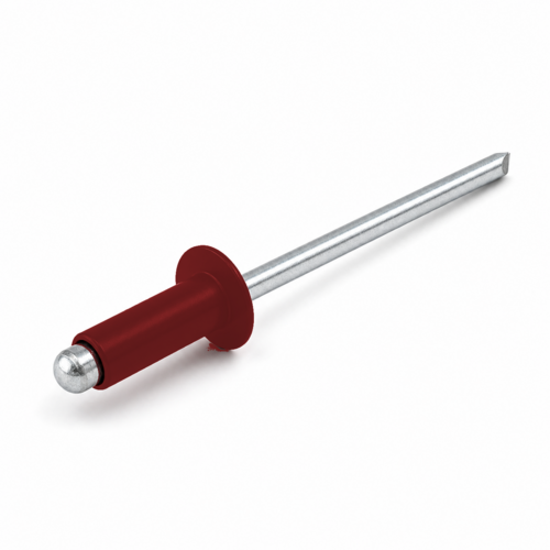 NIT ZRYWALNY DIN 7337 ŁEB PŁASKI 3,2X8 ALUMINIOWO-STALOWY RAL 3013 1