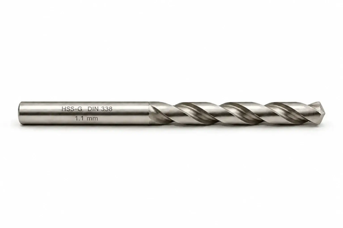 WIERTŁO SZLIFOWANE HSS-G DIN 338 FI. 1,1 MM DO METALU 1