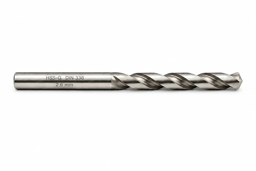 WIERTŁO SZLIFOWANE HSS-G DIN 338 FI. 2,6 MM DO METALU 1