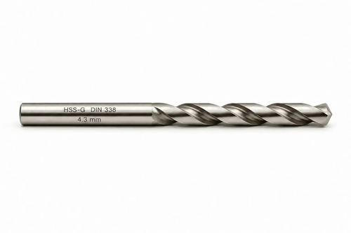 WIERTŁO SZLIFOWANE HSS-G DIN 338 FI. 4,3 MM DO METALU 1