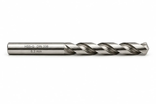 WIERTŁO SZLIFOWANE HSS-G DIN 338 FI. 6,3 MM DO METALU 1