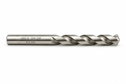 WIERTŁO SZLIFOWANE HSS-G DIN 338 FI. 6,4 MM DO METALU 1