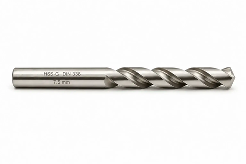 WIERTŁO SZLIFOWANE HSS-G DIN 338 Ø7,5 MM DO METALU 1