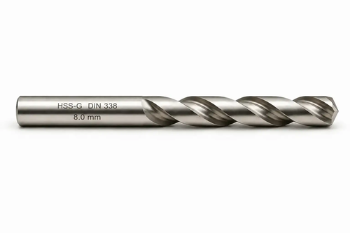WIERTŁO SZLIFOWANE HSS-G DIN 338 FI. 8,0 MM DO METALU 1