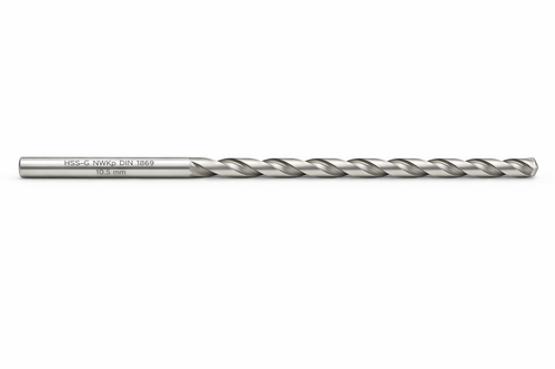 WIERTŁO BARDZO DŁUGIE KOBALTOWE HSSG DIN 1869 FI. 10X265/185 MM DO METALU 1